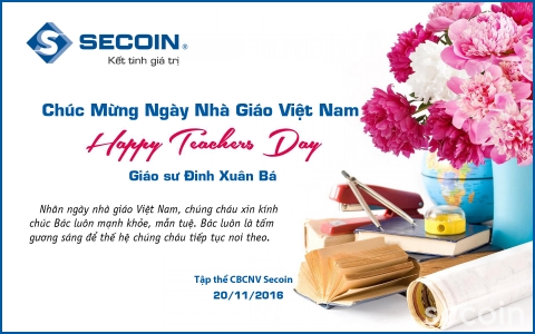 Chúc mừng ngày nhà giáo Việt Nam - 20/11/2016